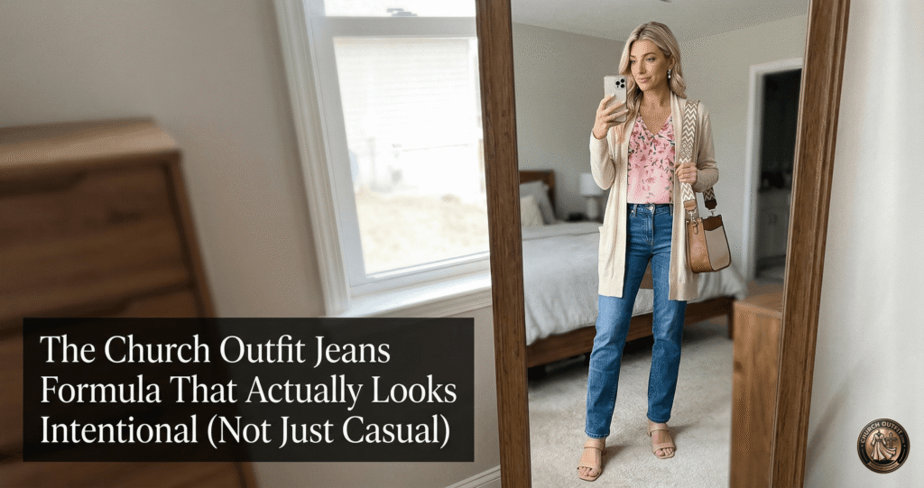 The Church Outfit Jeans Formula That Actually Looks Intentional (Not Just Casual) &ndash; Church Outfit