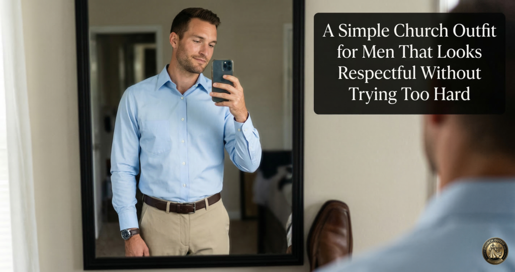 A Simple Church Outfit for Men That Looks Respectful Without Trying Too Hard - Church Outfit