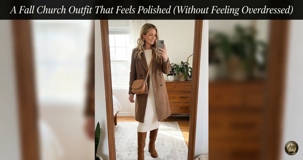 A Fall Church Outfit That Feels Polished (Without Feeling Overdressed) - Church Outfit