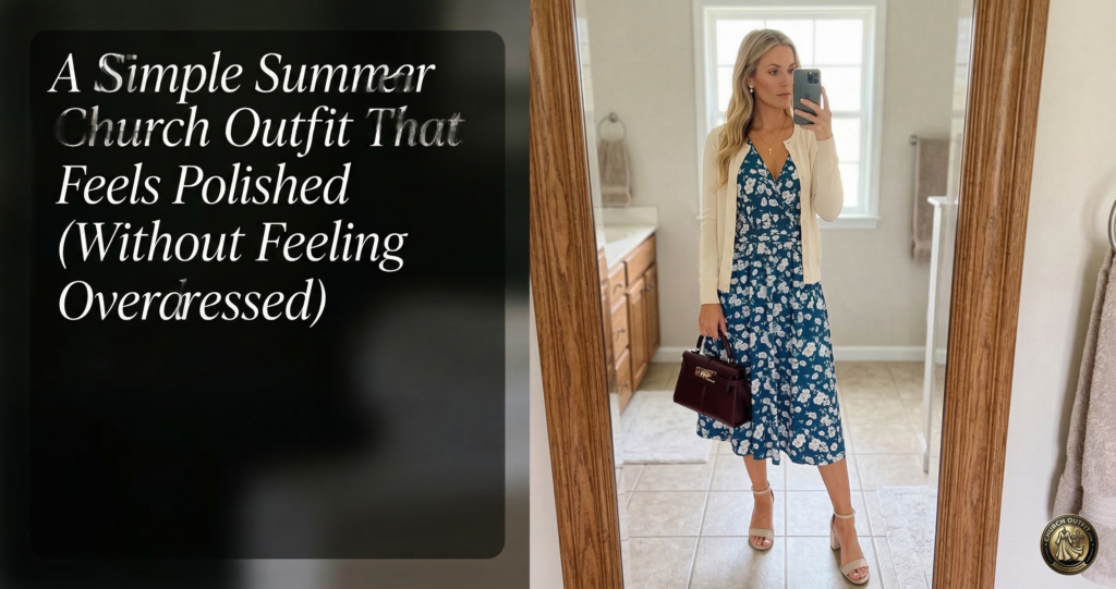 A Simple Summer Church Outfit That Feels Polished (Without Feeling Overdressed) - Church Outfit