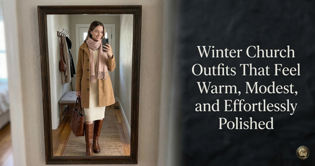 Winter Church Outfits That Feel Warm, Modest, and Effortlessly Polished - Church Outfit