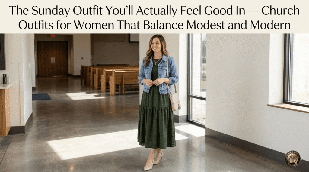 The Sunday Outfit You'll Actually Feel Good In — Church Outfits for Women That Balance Modest and Modern &ndash; Church Outfit