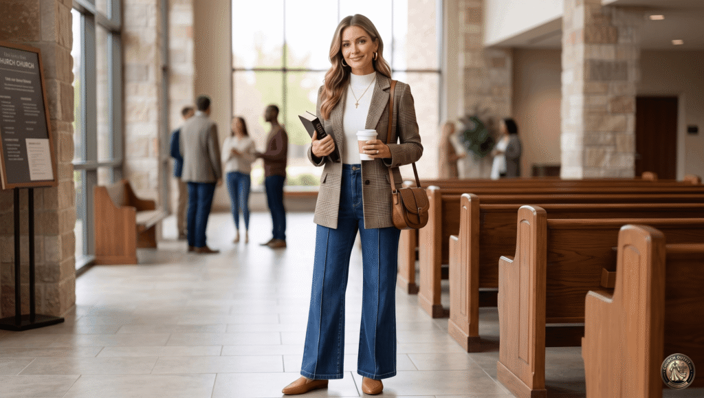 How to Wear Jeans to Church Without Second-Guessing Yourself (A Complete Sunday Look) – Church Outfit How to Wear Jeans to Church Without Second-Guessing Yourself (A Complete Sunday Look) – Church Outfit